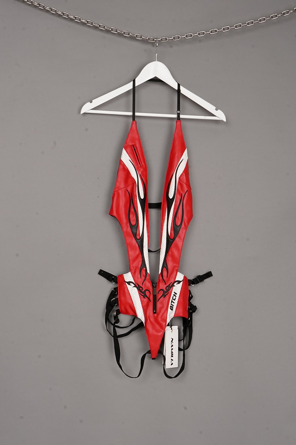 Racing Backless Body red X