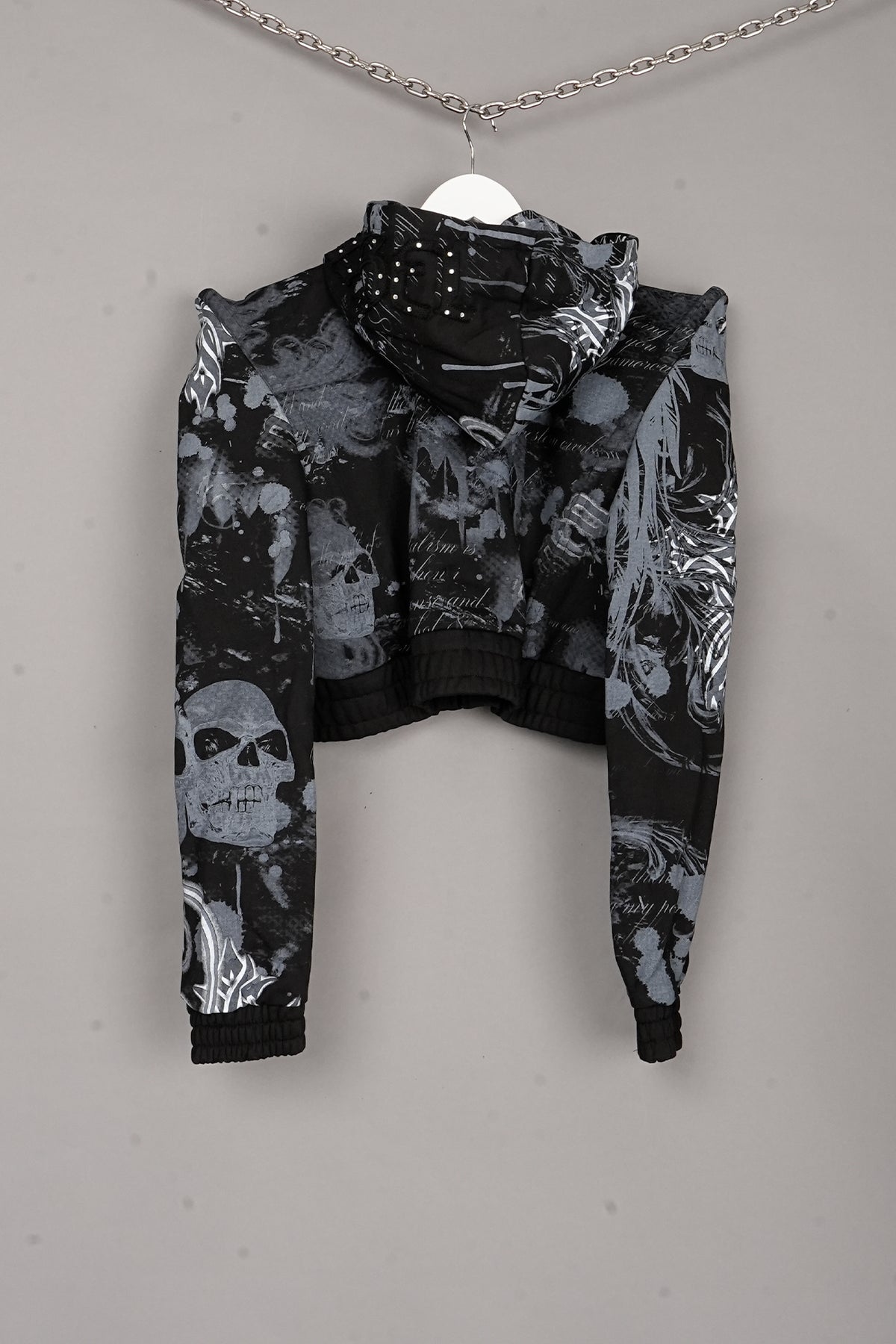 Penthouse Zip Jacket x black print