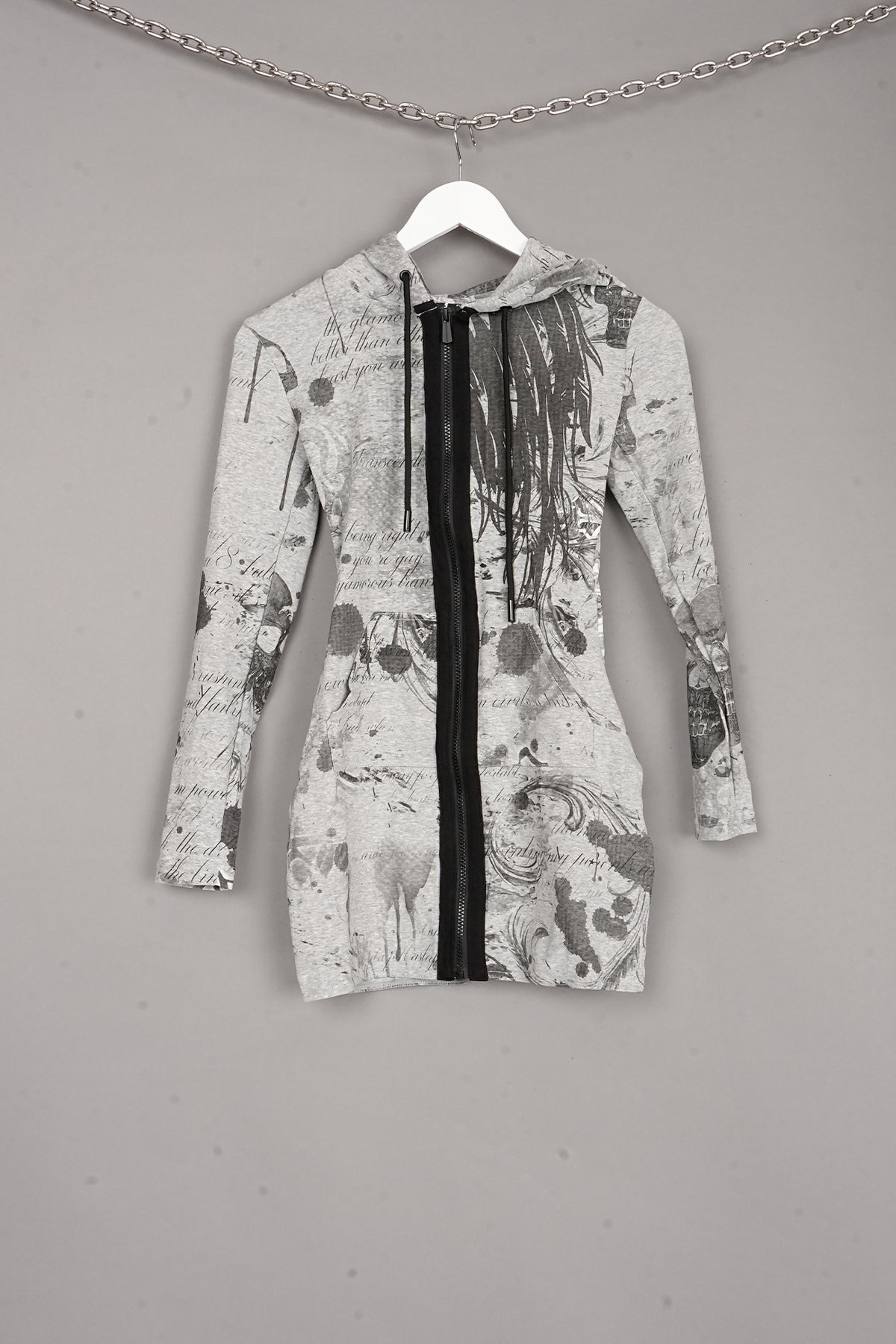 Totally Hooded Mini Dress x