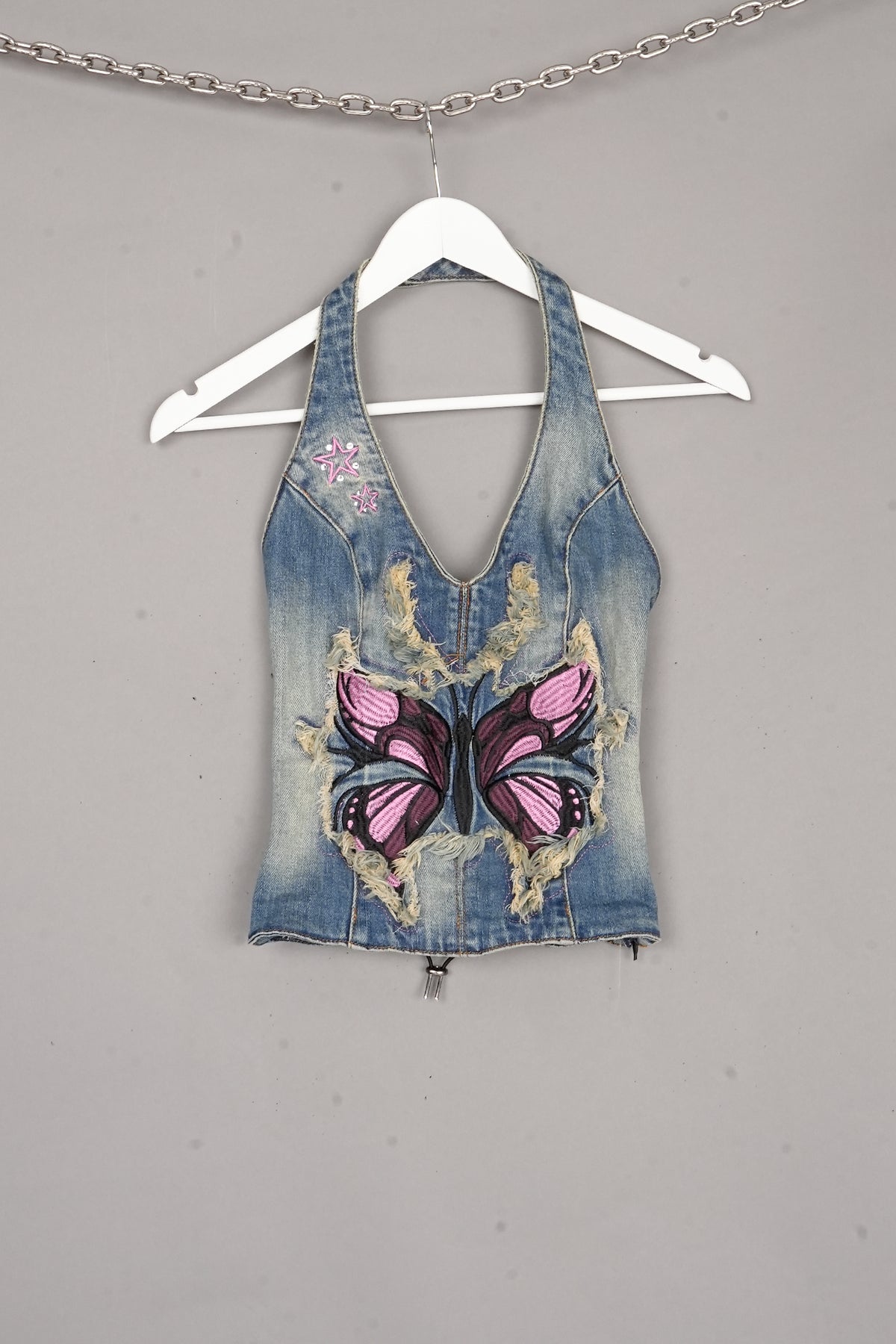 Denim Neckholder Top X
