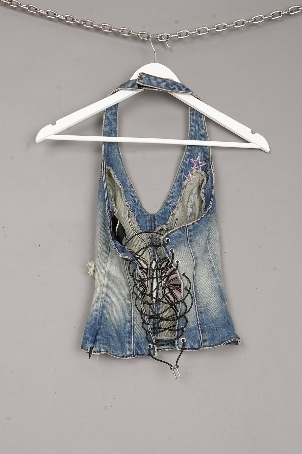 Denim Neckholder Top X