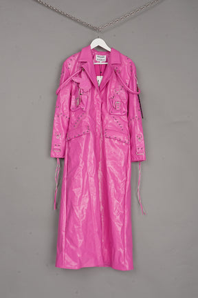 Deconstructed Handbag Coat PINK X