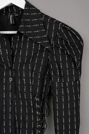 CUNT PRINT SHIRT W/ PUFFY SLEEVES - ONE-OFF