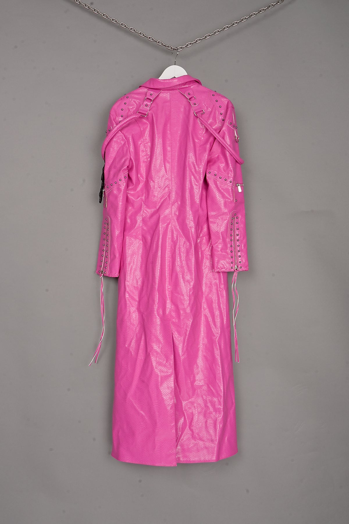 Deconstructed Handbag Coat PINK X