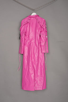 Deconstructed Handbag Coat PINK X