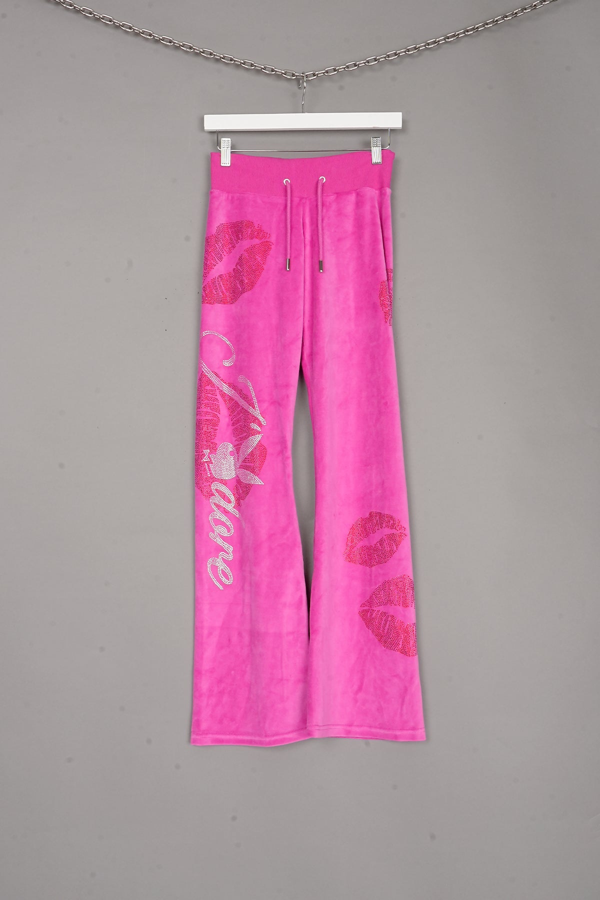 J'adore Velour Flare Pants PINK X