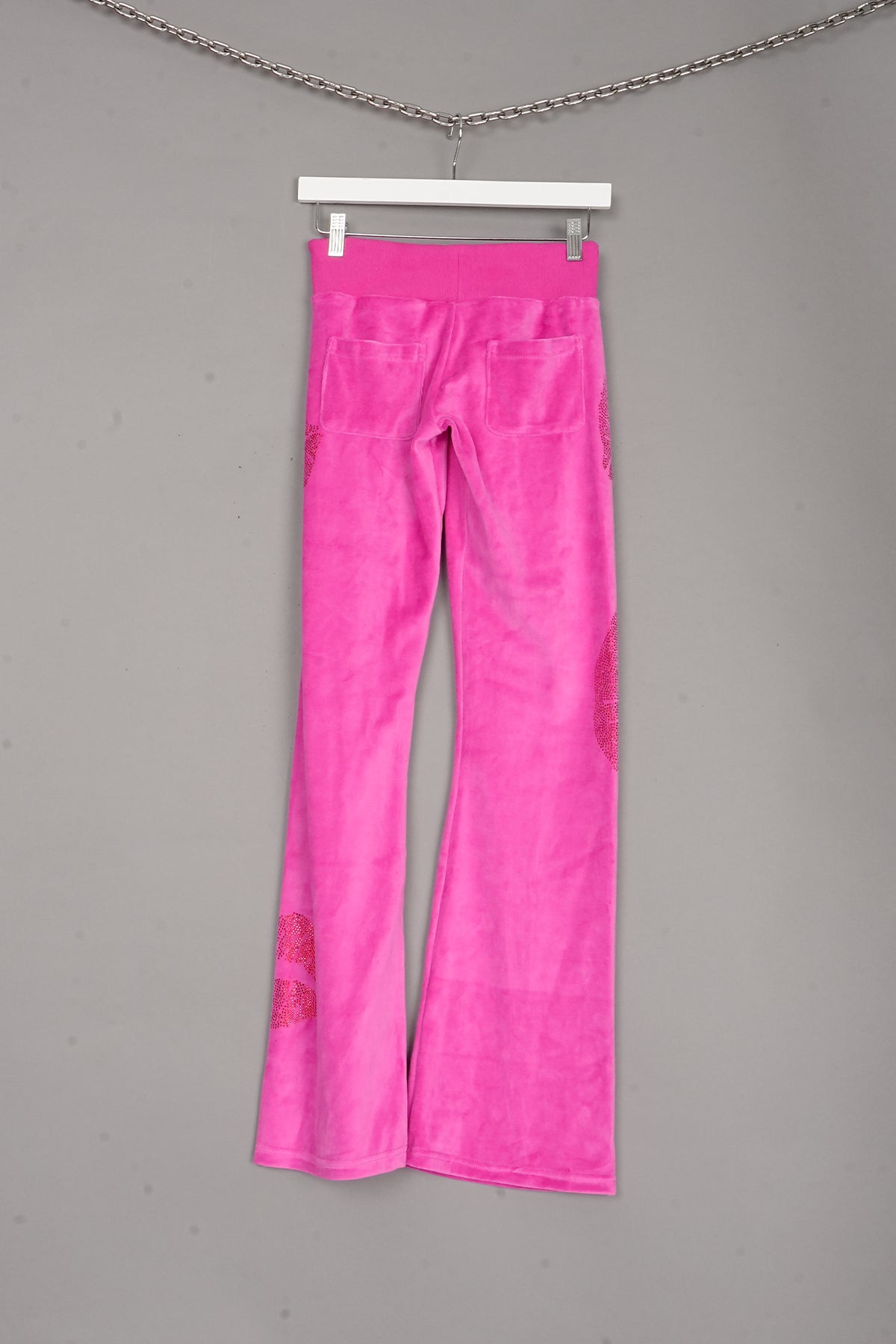 J'adore Velour Flare Pants PINK X