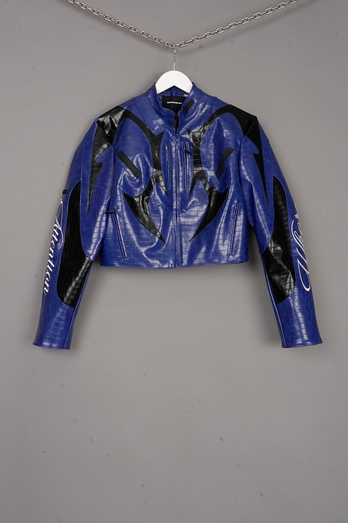 MOTO JACKET BLUE/BLACK - ONE-OFF