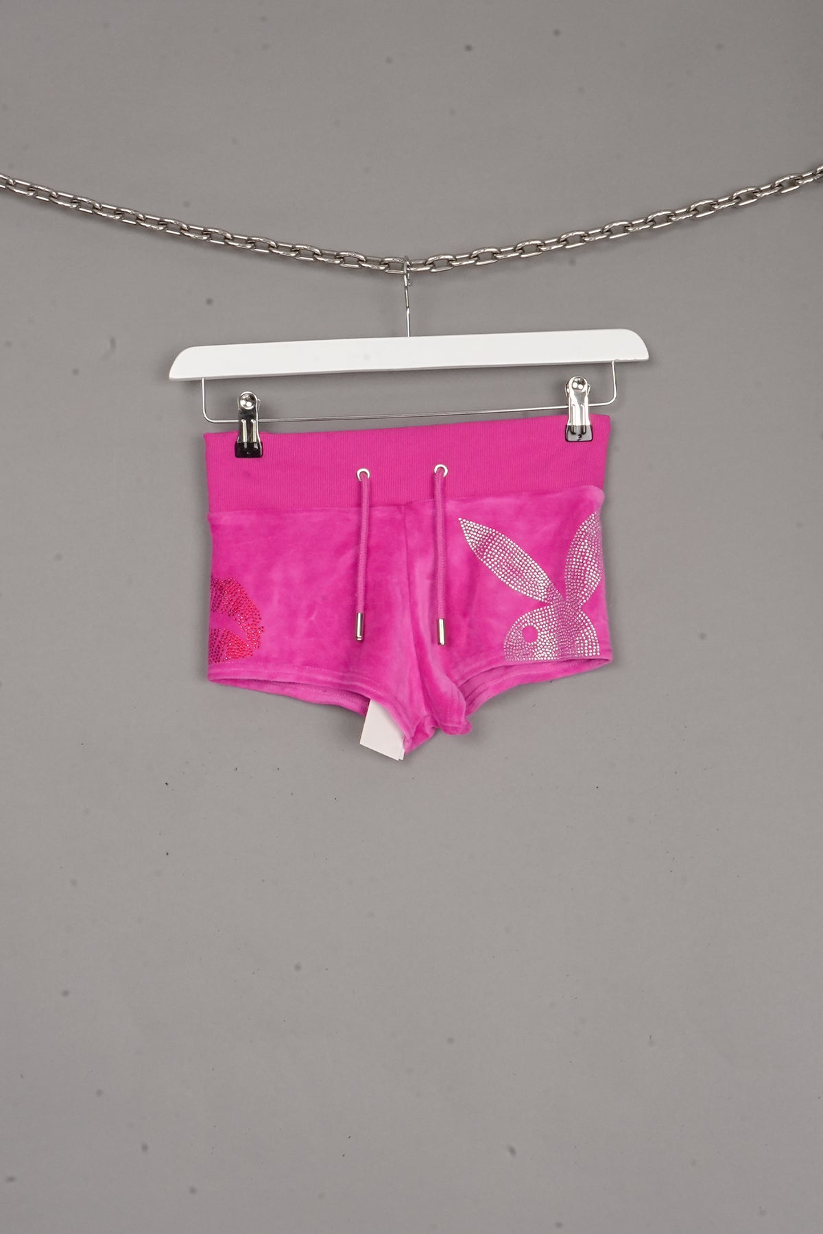 Bunny Velour Hot Pants PINK X