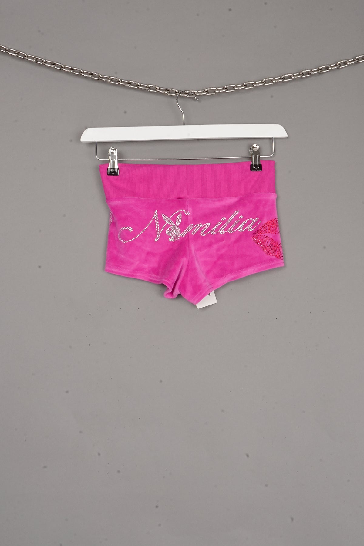 Bunny Velour Hot Pants PINK X