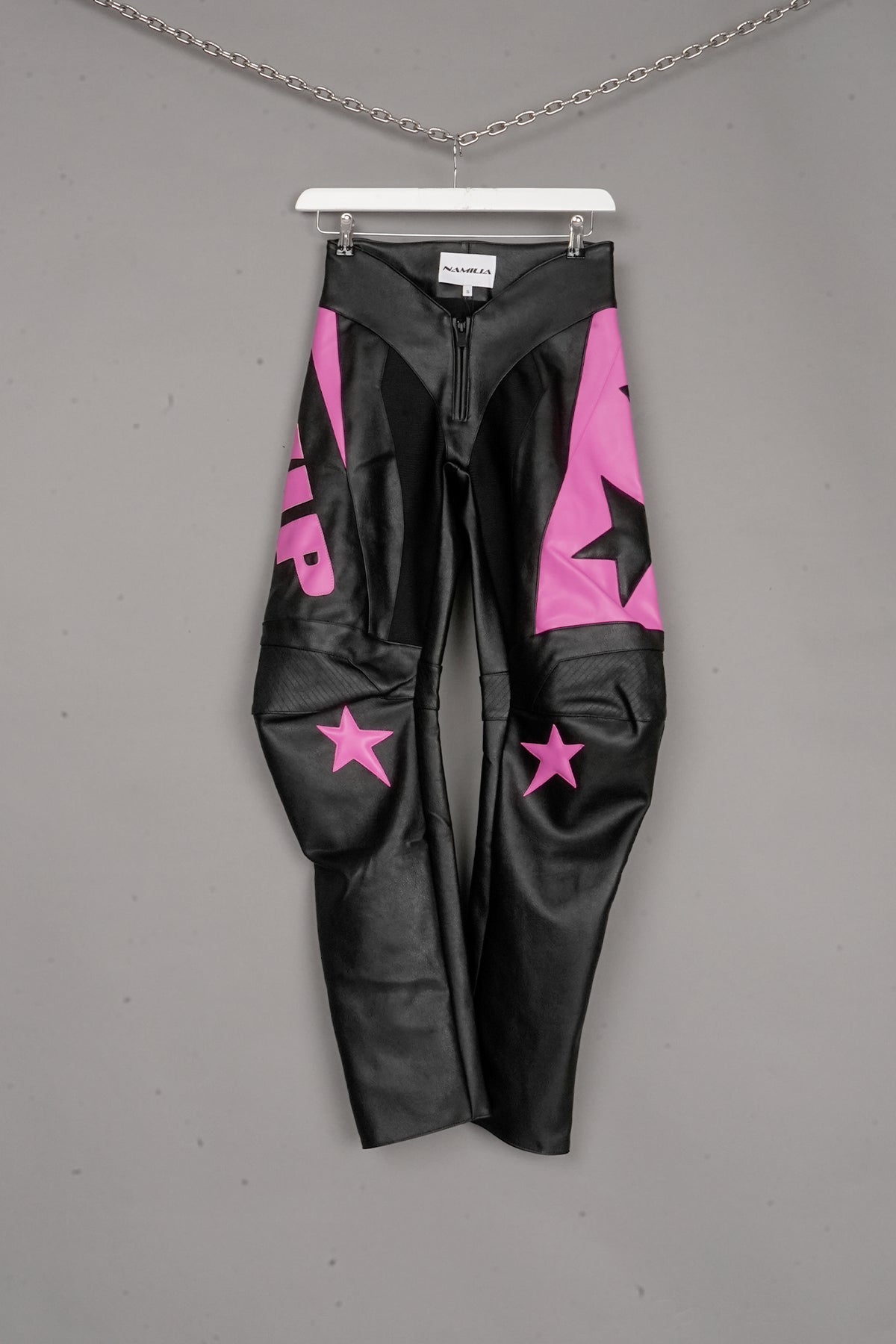 FAME MOTO PANTS BLACK/PINK X