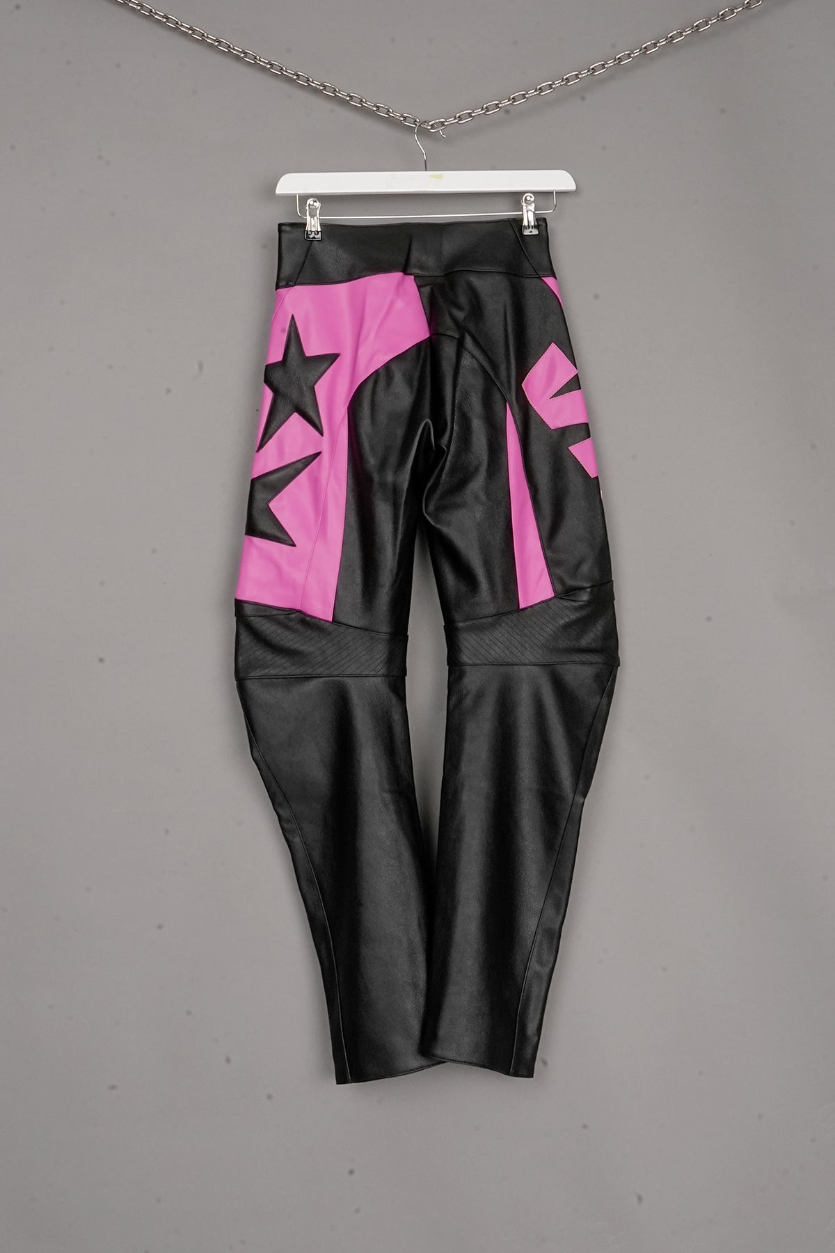 FAME MOTO PANTS BLACK/PINK X
