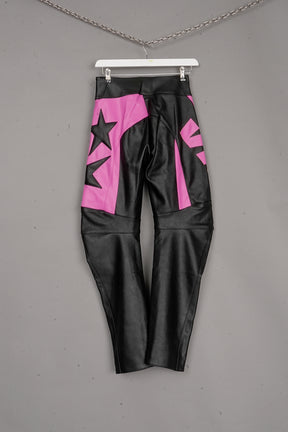 FAME MOTO PANTS BLACK/PINK X