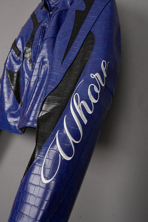 MOTO JACKET BLUE/BLACK - ONE-OFF