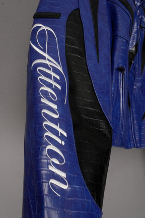 MOTO JACKET BLUE/BLACK - ONE-OFF