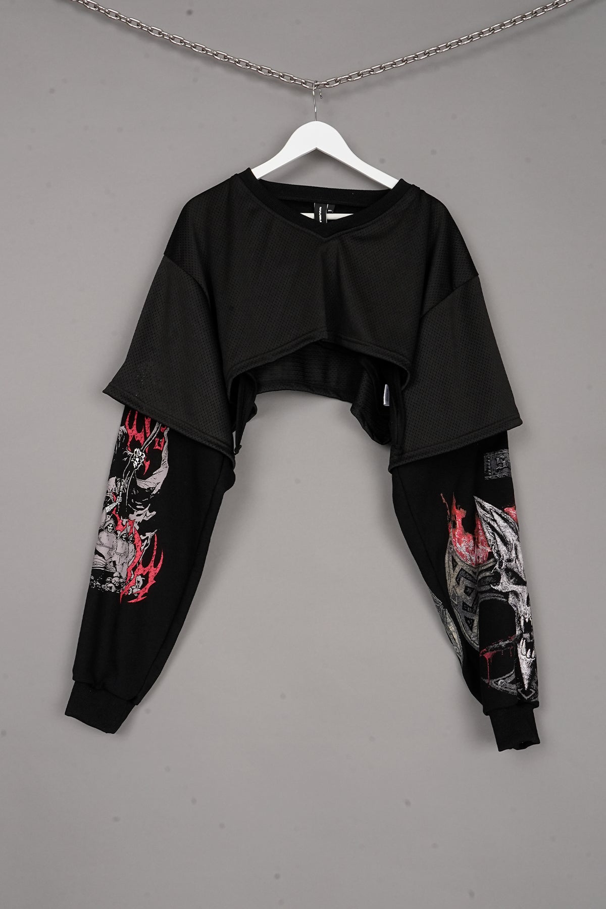 DOUBLE LAYER LONG SLEEVE TRICOT