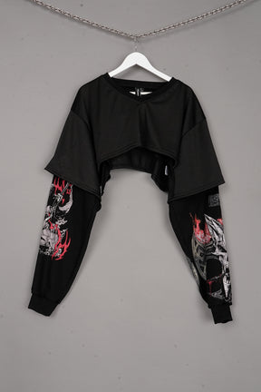 DOUBLE LAYER LONG SLEEVE TRICOT