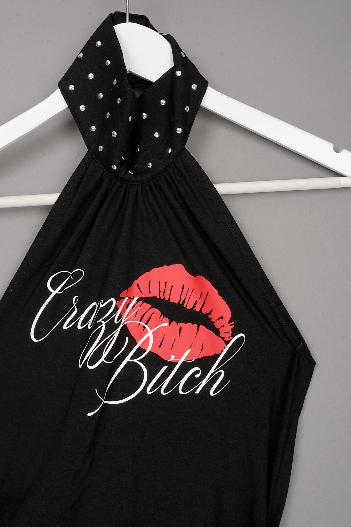 CRAZY BITCH NECKHOLDER TOP