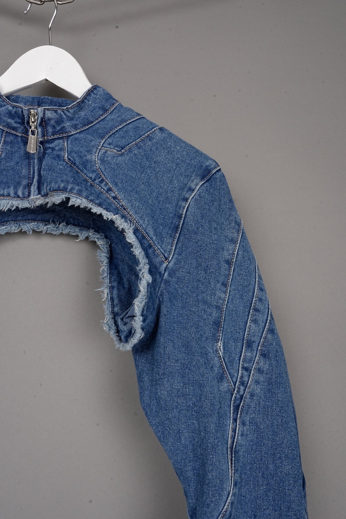 XTC Denim Choker Jacket BLUE X