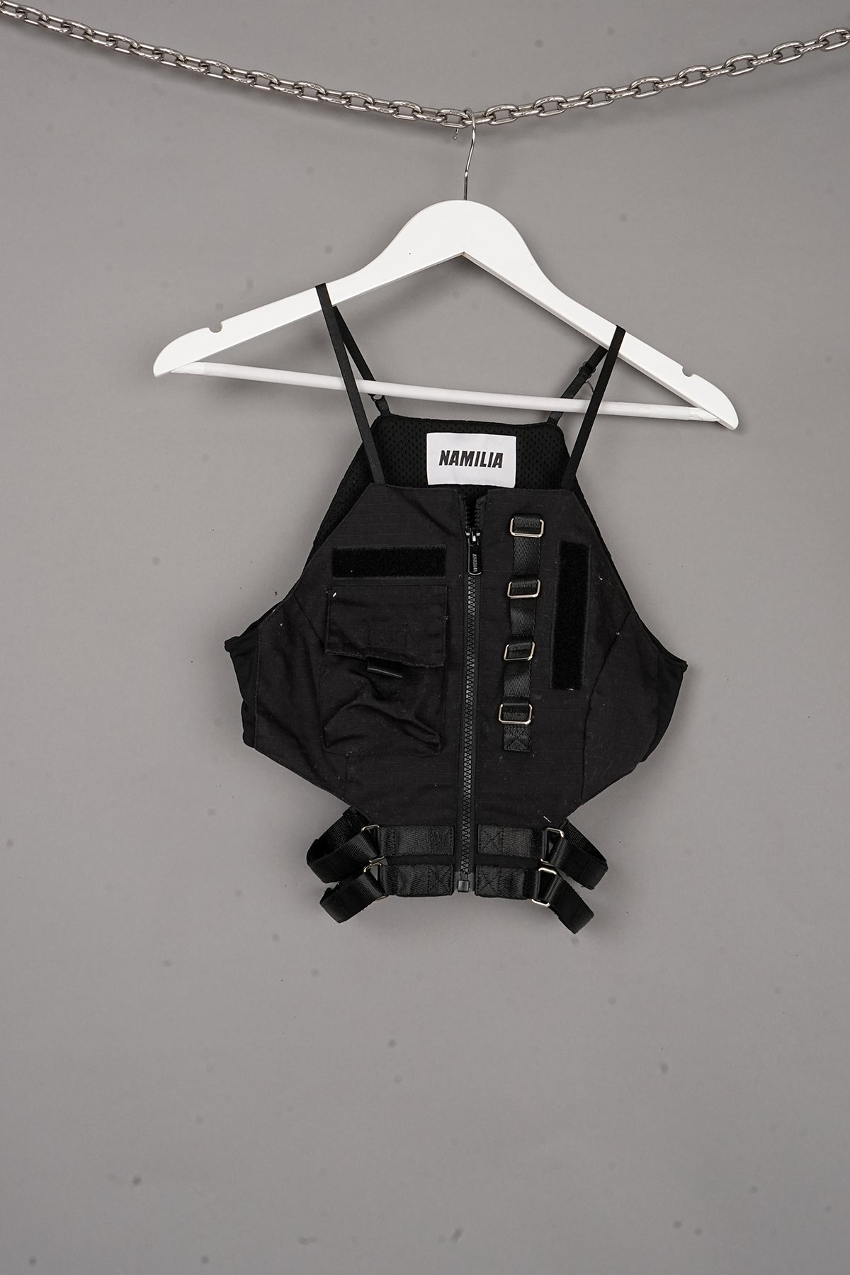 TACTICAL CROP TOP BLACK