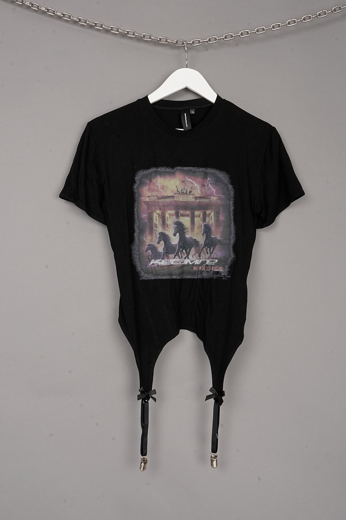 KETAMINE CORSET TOP BLACK