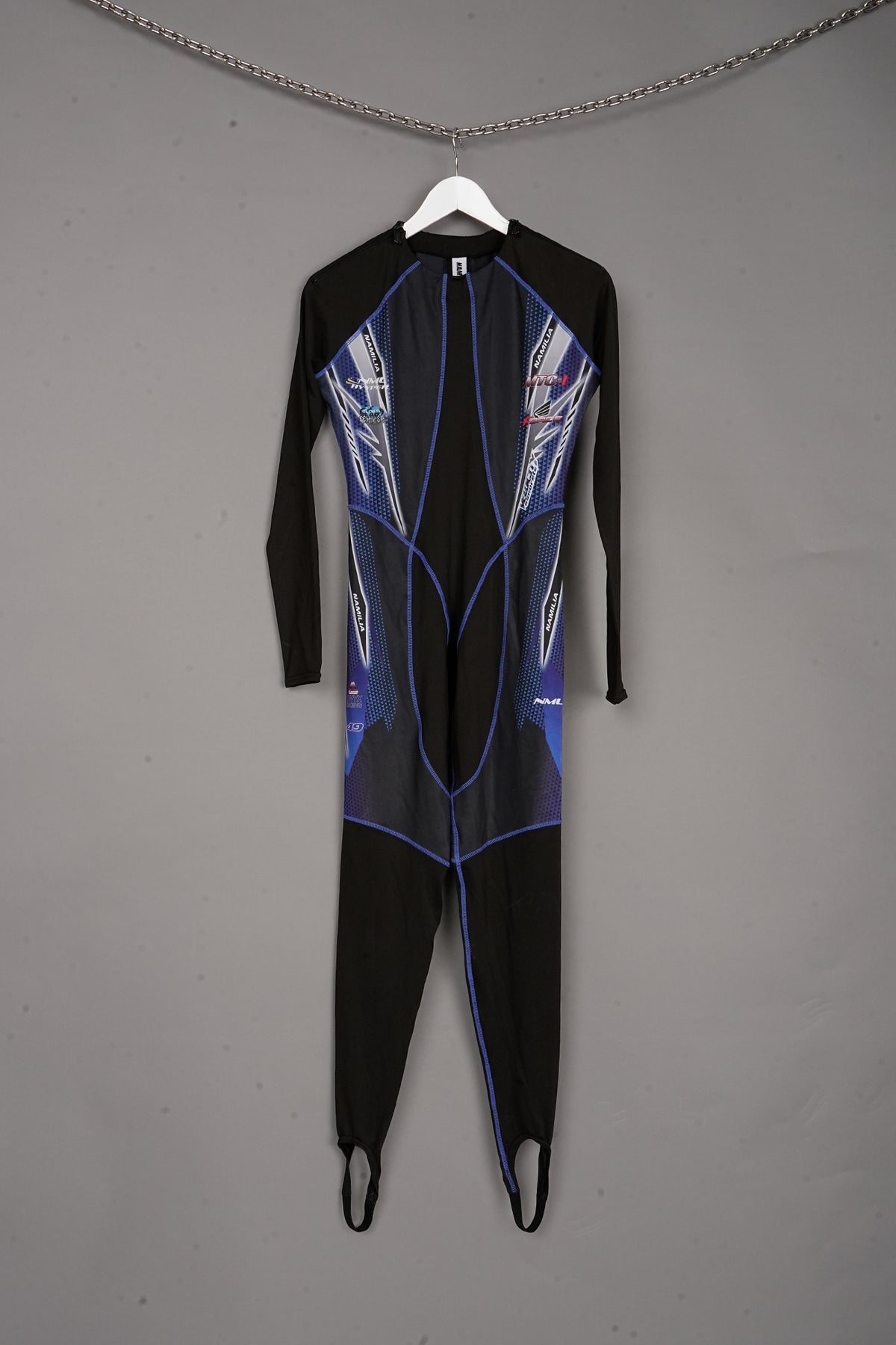 RACING BODYSUIT BLACK/BLUE