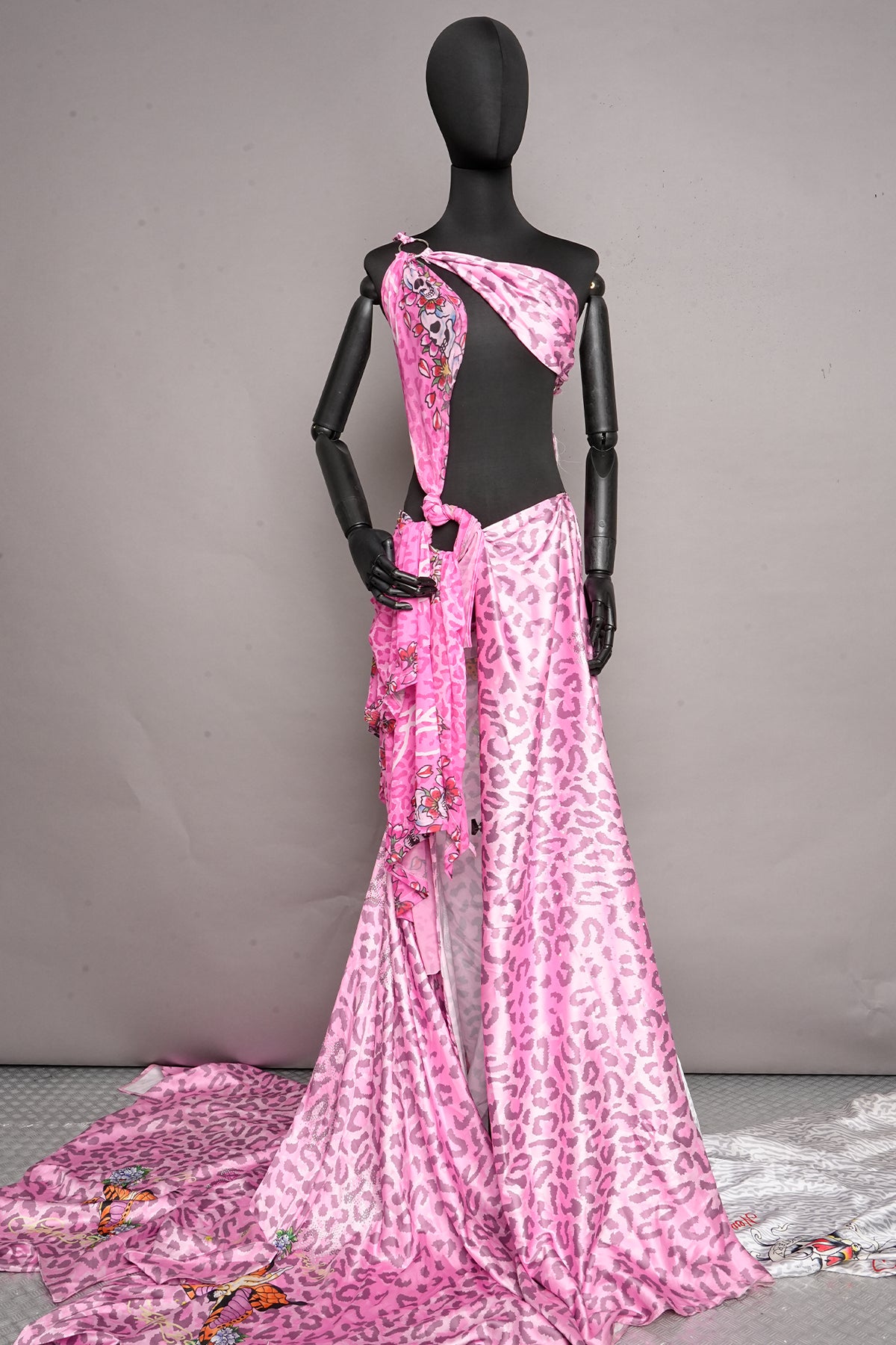 RUNWAY ED HARDY CAMO DRESS PINK